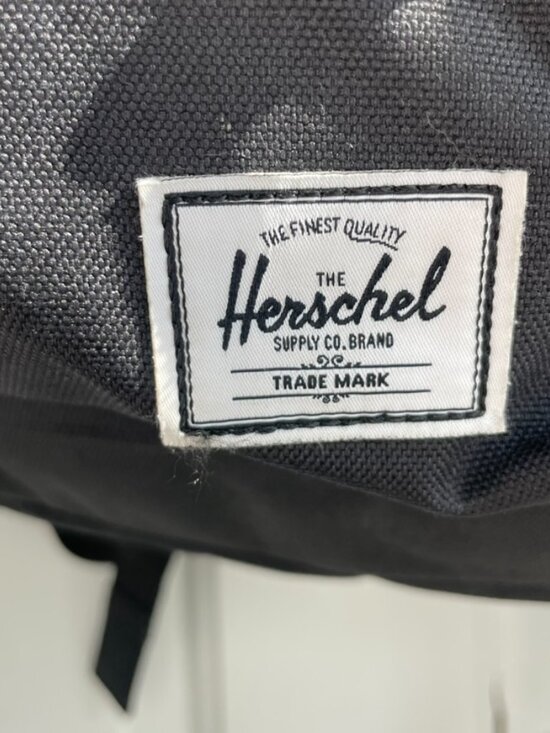 Herschel Classic Black Backpack w/ Laptop Sleeve & Striped Lining main image 2